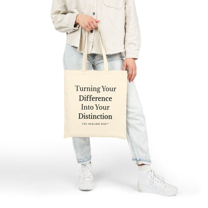 Empowering Quote Cotton Tote Bag