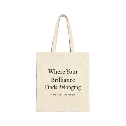 Inspirational Canvas Tote Bag