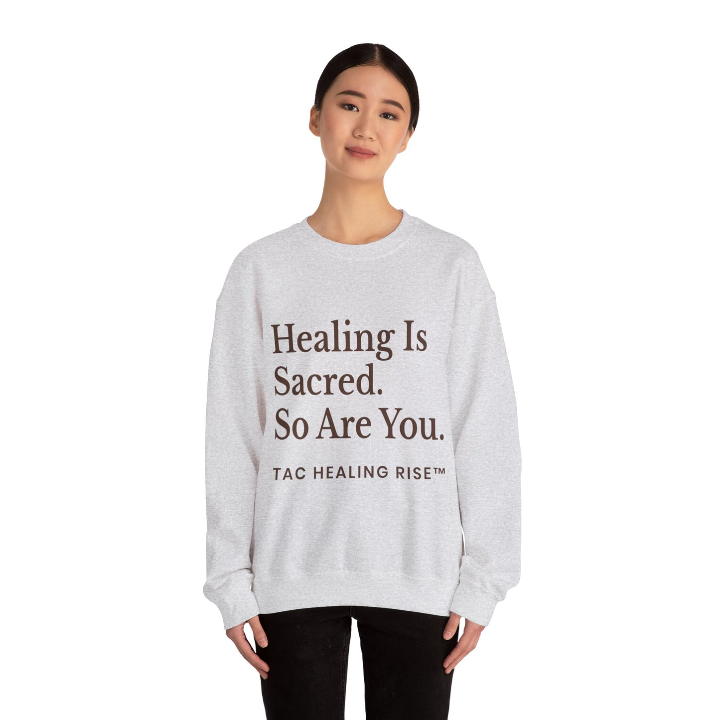 Healing Is Sacred Crewneck Sweatshirt