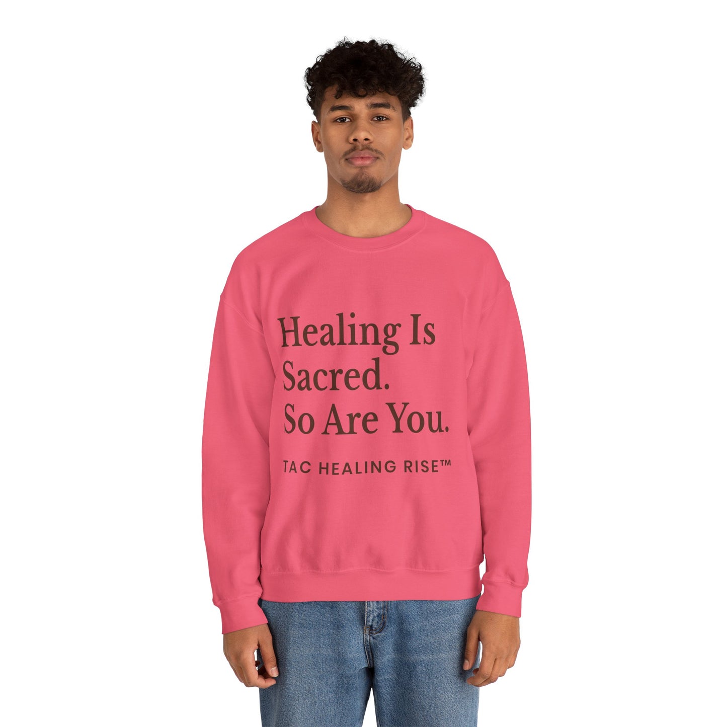 Healing Is Sacred Crewneck Sweatshirt