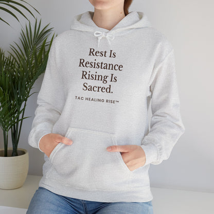 Cozy Unisex Sacred Resistance Hoodie