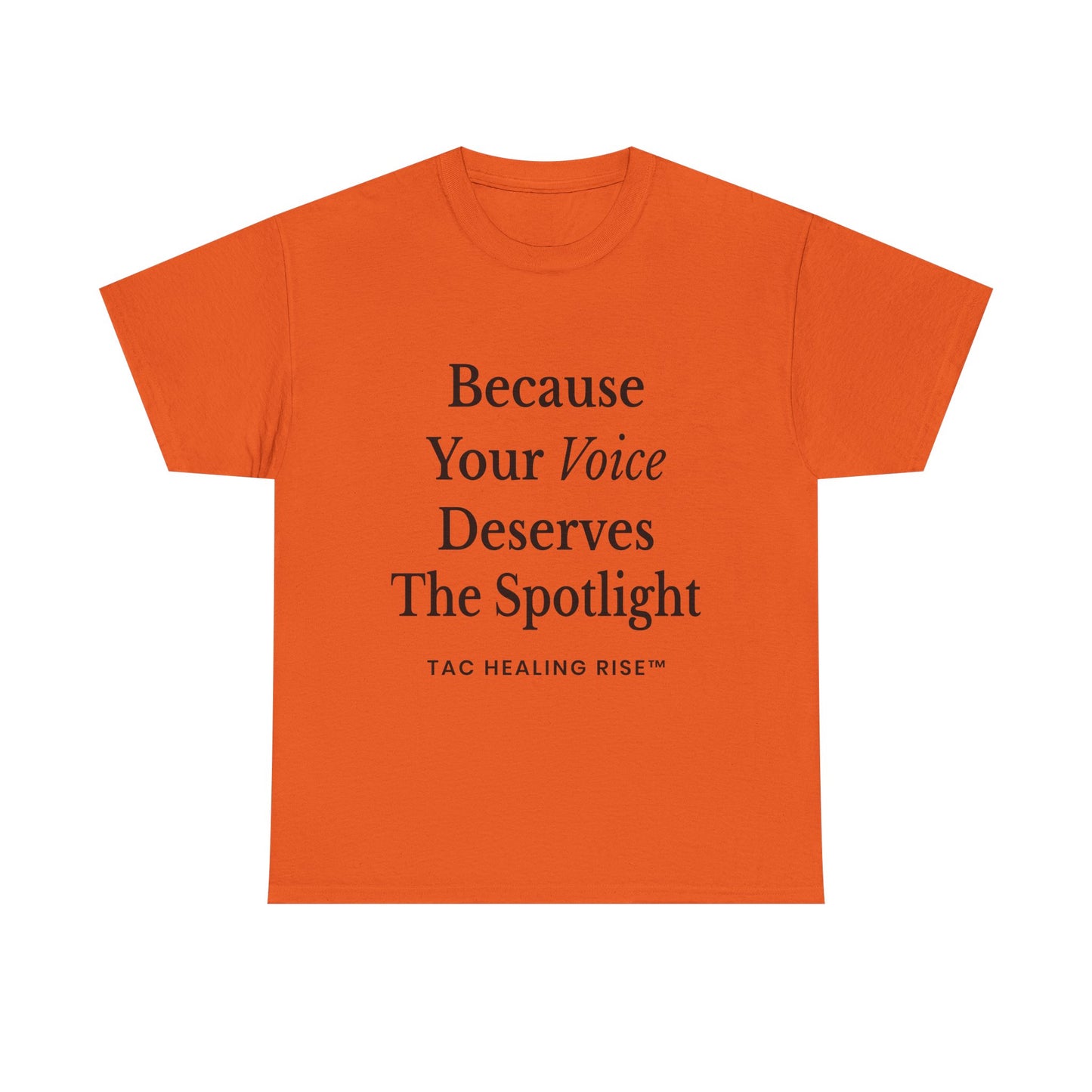 Empowering Voice Tee, Inspirational T-Shirt