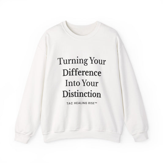 Inspirational Crewneck Sweatshirt for Positive Vibes