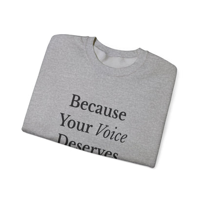 Voice Spotlight Unisex Crewneck Sweatshirt