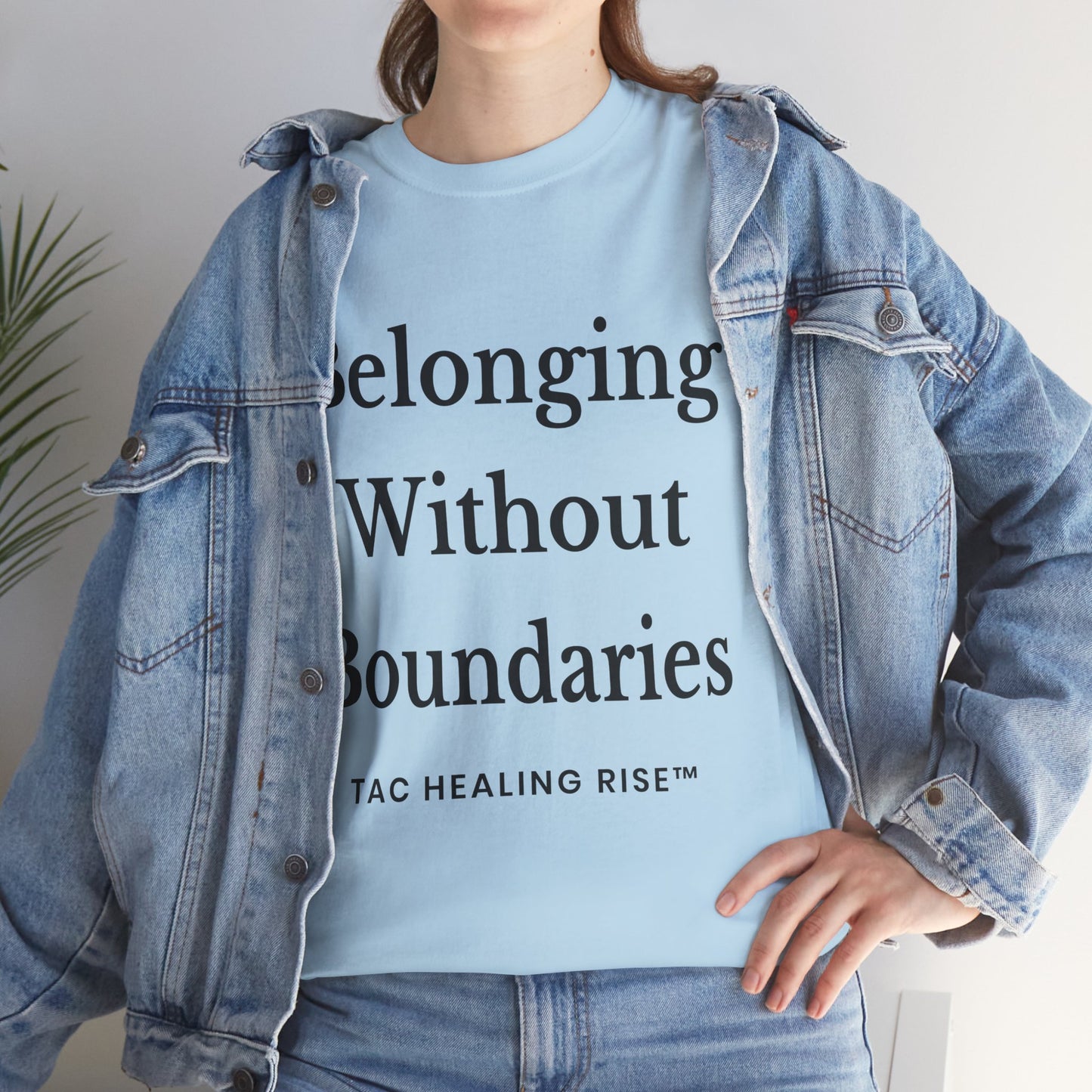 Belonging Without Boundaries Unisex Heavy Cotton Tee
