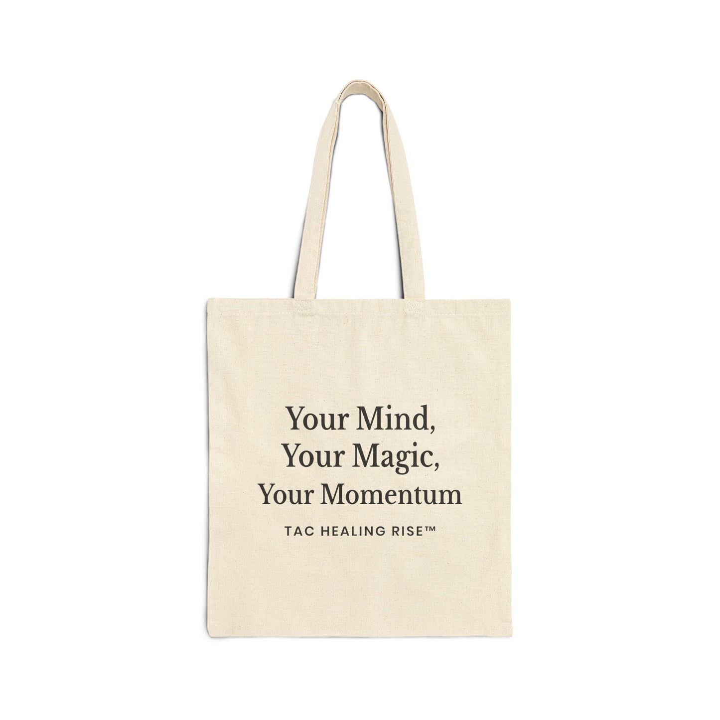 Mindful Momentum Cotton Canvas Tote Bag