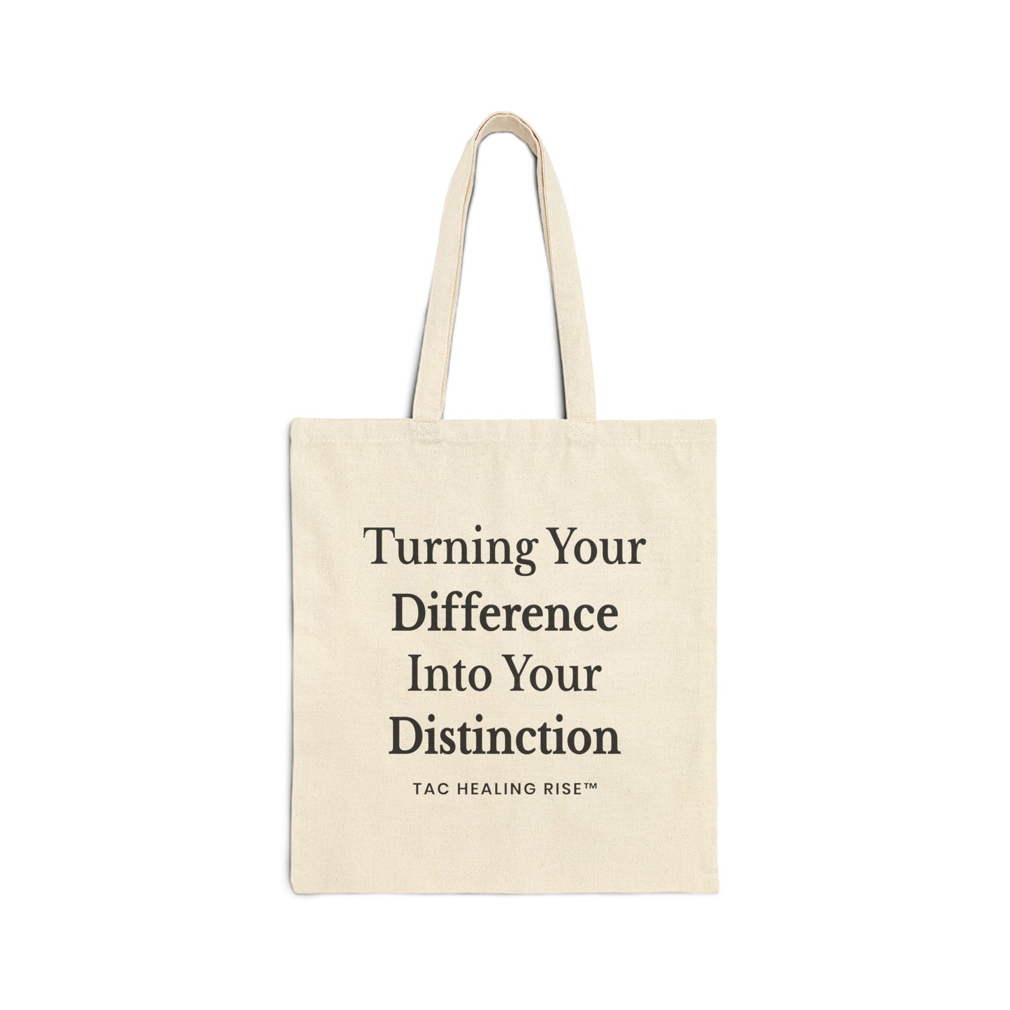 Empowering Quote Cotton Tote Bag