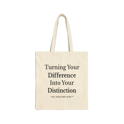 Empowering Quote Cotton Tote Bag