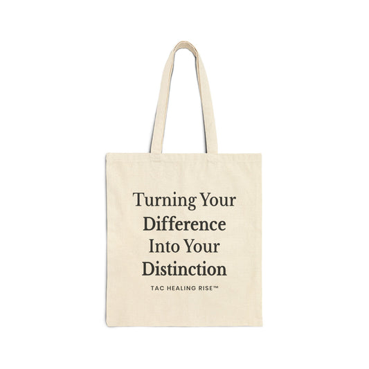 Empowering Quote Cotton Tote Bag