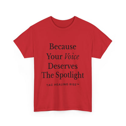 Empowering Voice Tee, Inspirational T-Shirt