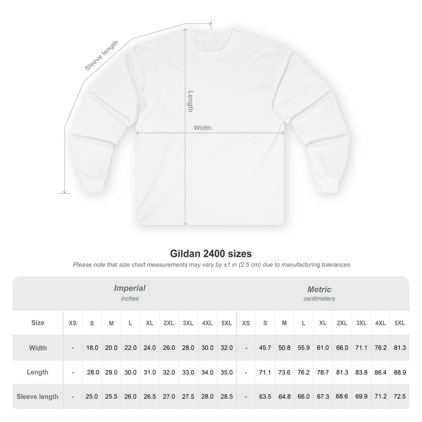 Inspirational Unisex Long Sleeve Tee