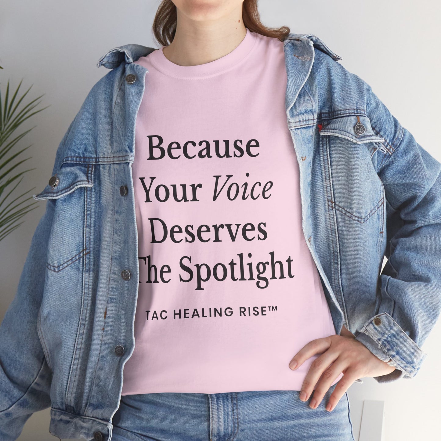 Empowering Voice Tee, Inspirational T-Shirt