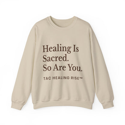 Healing Is Sacred Crewneck Sweatshirt