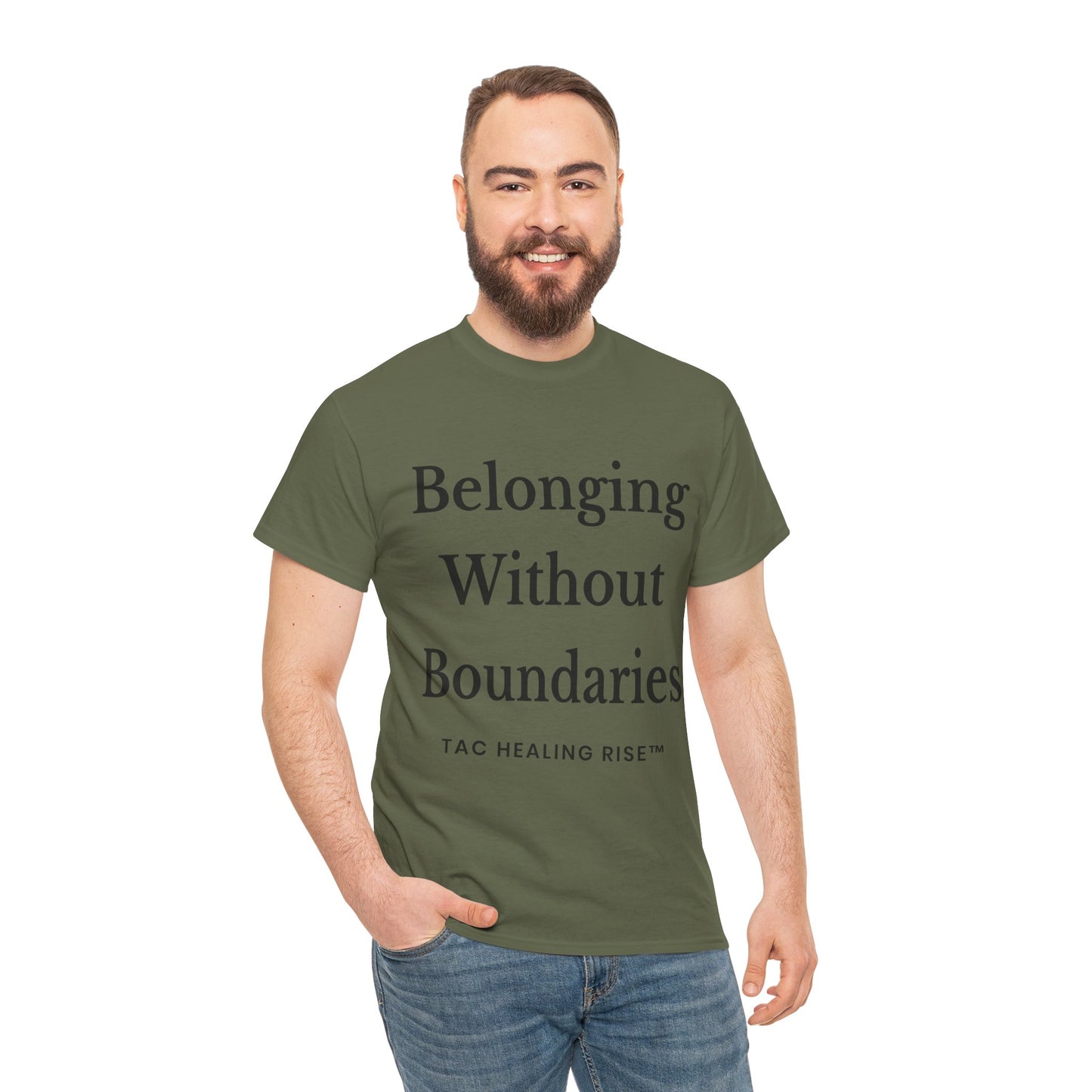 Belonging Without Boundaries Unisex Heavy Cotton Tee