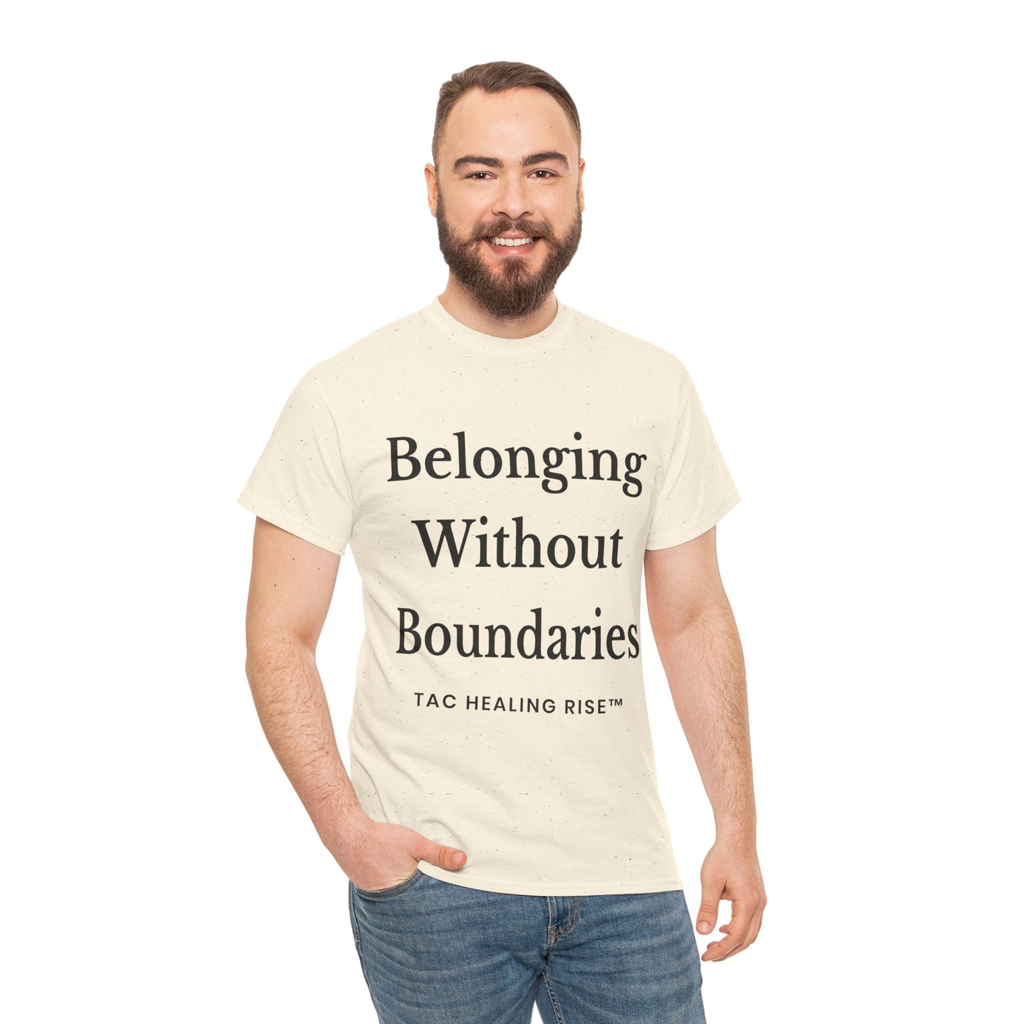 Belonging Without Boundaries Unisex Heavy Cotton Tee