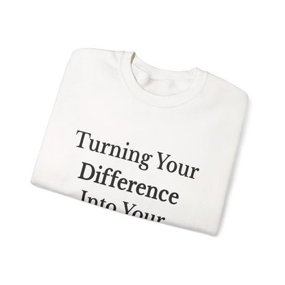 Inspirational Crewneck Sweatshirt for Positive Vibes