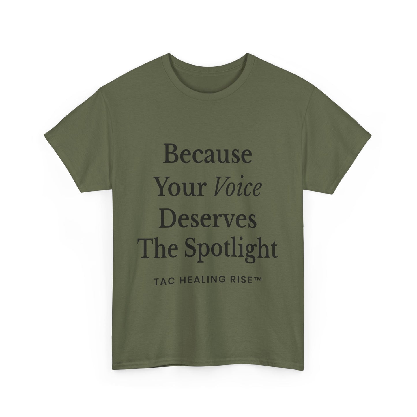 Empowering Voice Tee, Inspirational T-Shirt