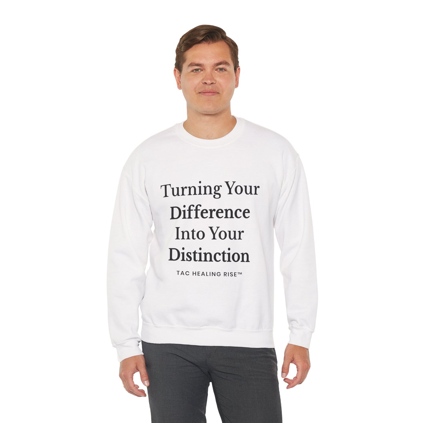 Inspirational Crewneck Sweatshirt for Positive Vibes