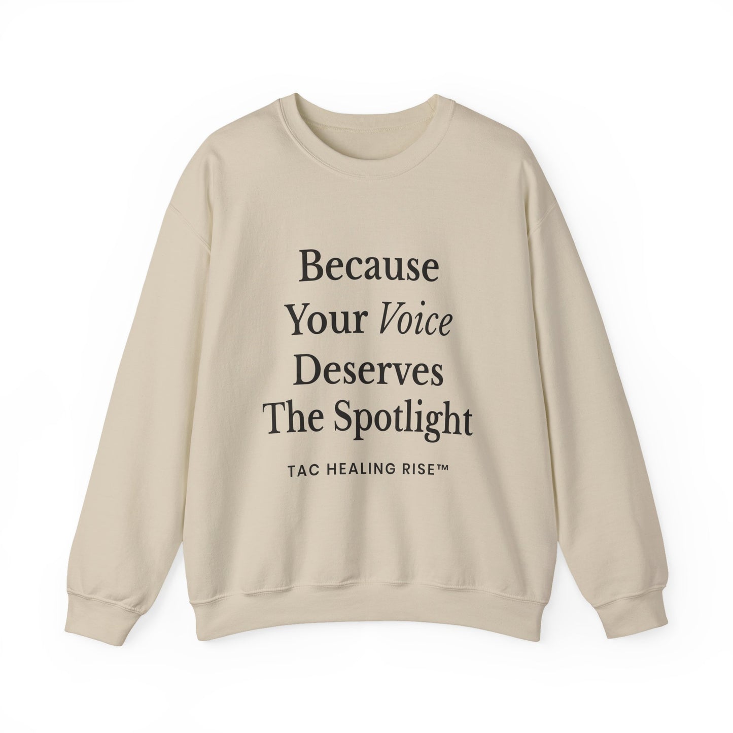 Voice Spotlight Unisex Crewneck Sweatshirt