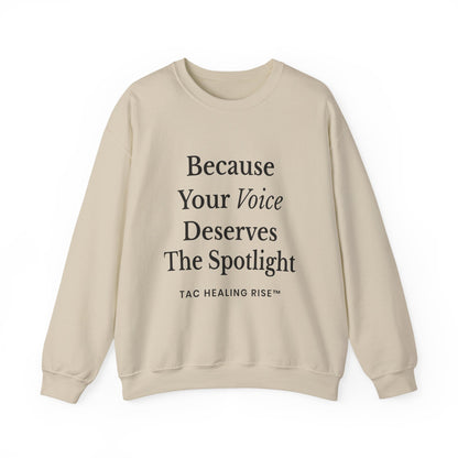 Voice Spotlight Unisex Crewneck Sweatshirt