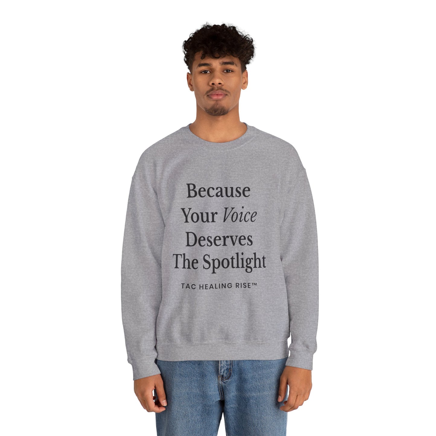 Voice Spotlight Unisex Crewneck Sweatshirt