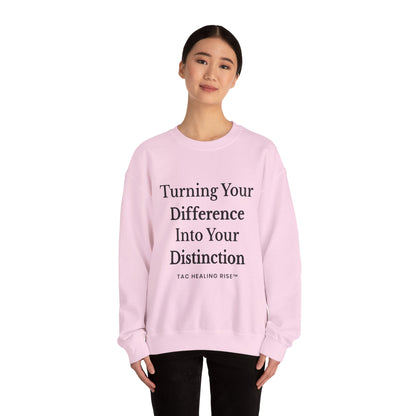 Inspirational Crewneck Sweatshirt for Positive Vibes