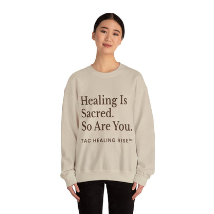 Healing Is Sacred Crewneck Sweatshirt