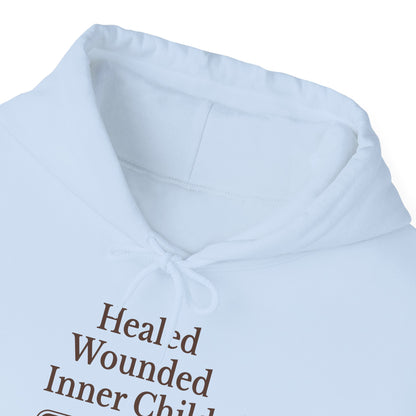 Healed Inner Child Hoodie | Cozy Reminder, Unisex Sweatshirt, Self-Care Gift, Mindfulness Apparel, Healing Affirmation