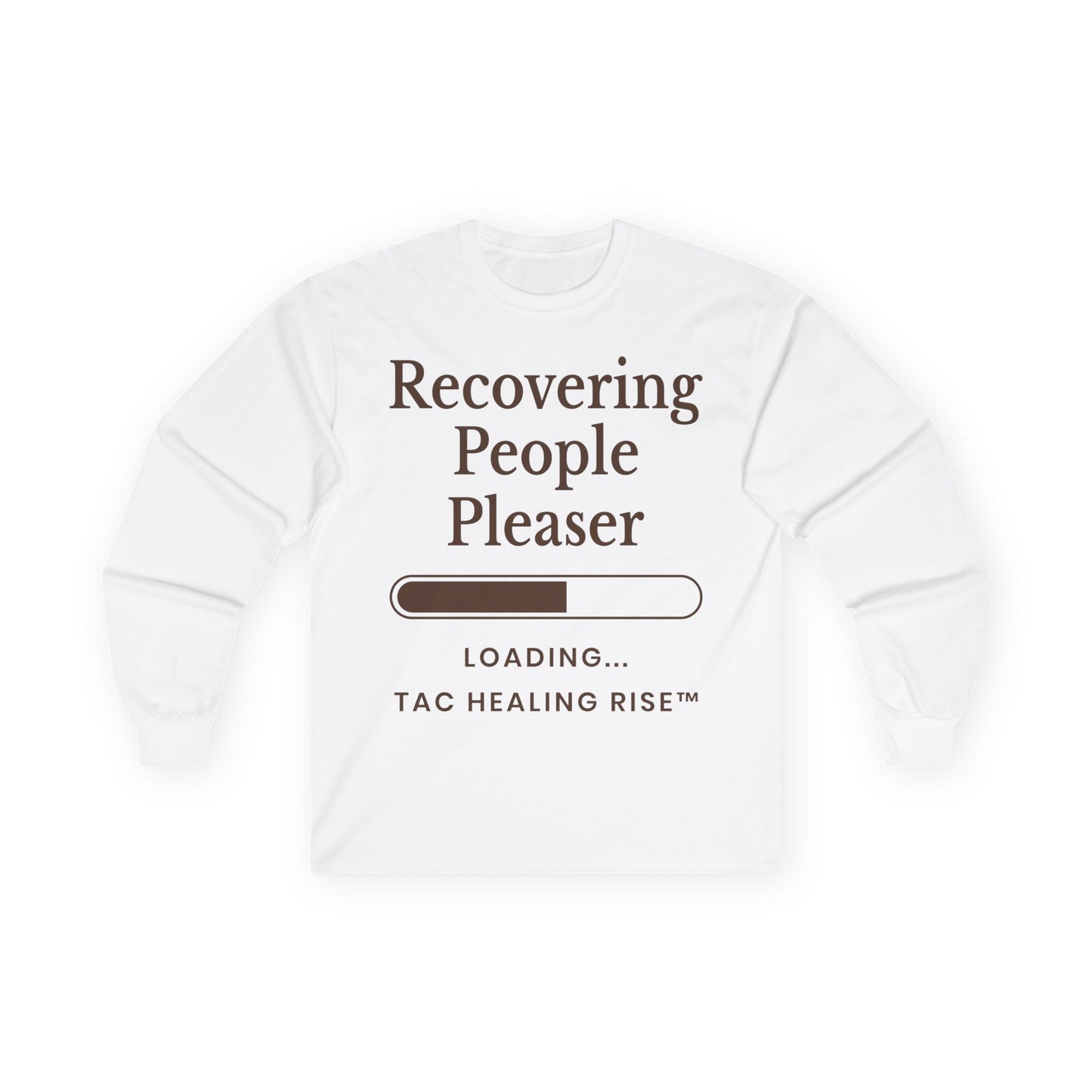 Unisex Recovering People Pleaser Long Sleeve Tee