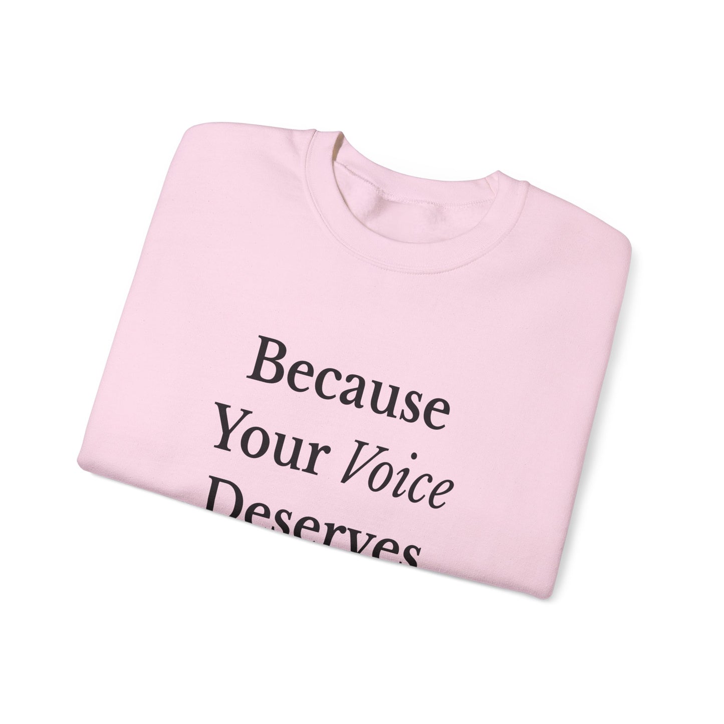 Voice Spotlight Unisex Crewneck Sweatshirt