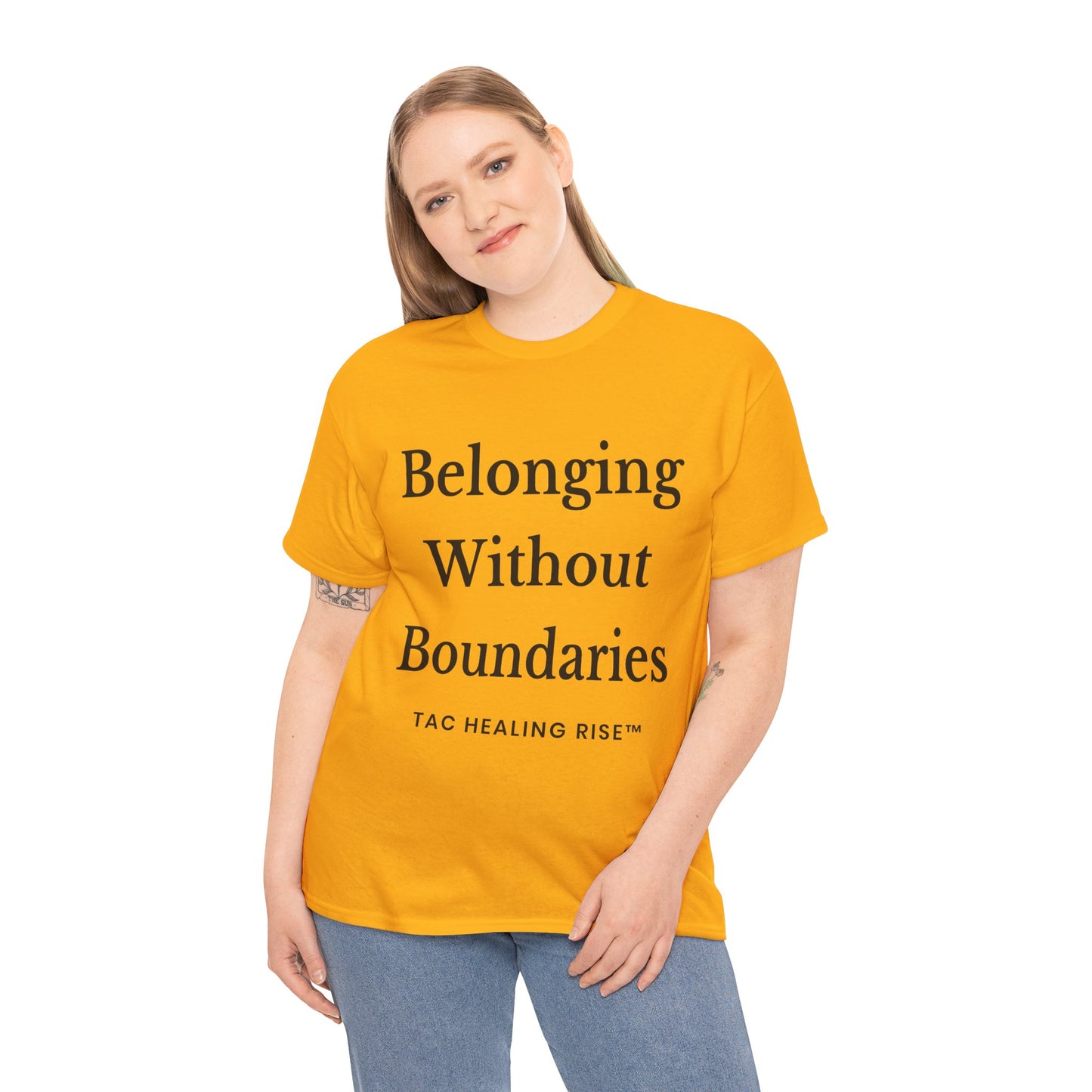 Belonging Without Boundaries Unisex Heavy Cotton Tee