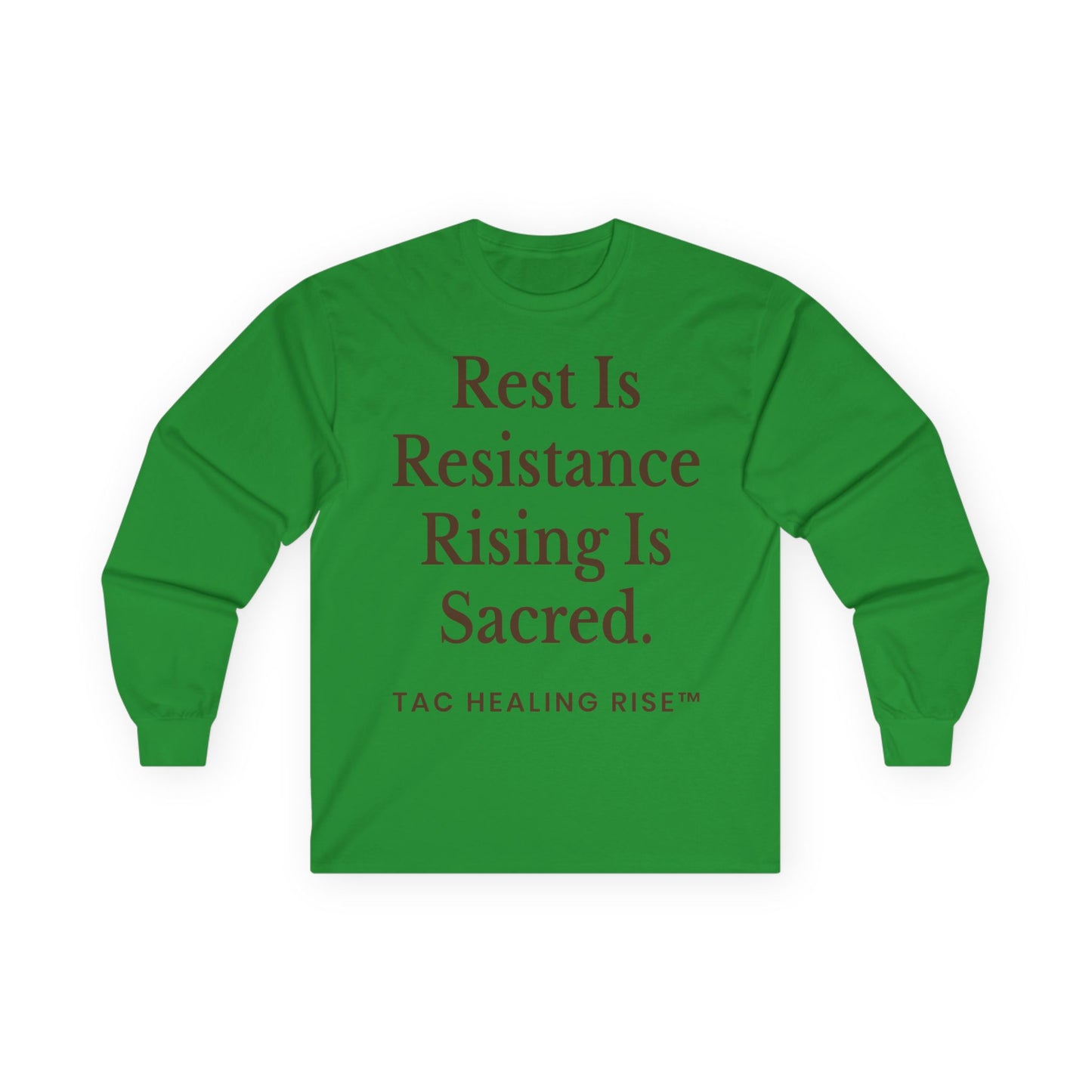 Rest Is Resistance Unisex Long Sleeve Tee