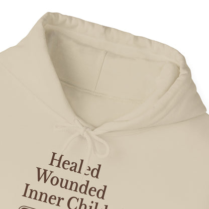 Healed Inner Child Hoodie | Cozy Reminder, Unisex Sweatshirt, Self-Care Gift, Mindfulness Apparel, Healing Affirmation