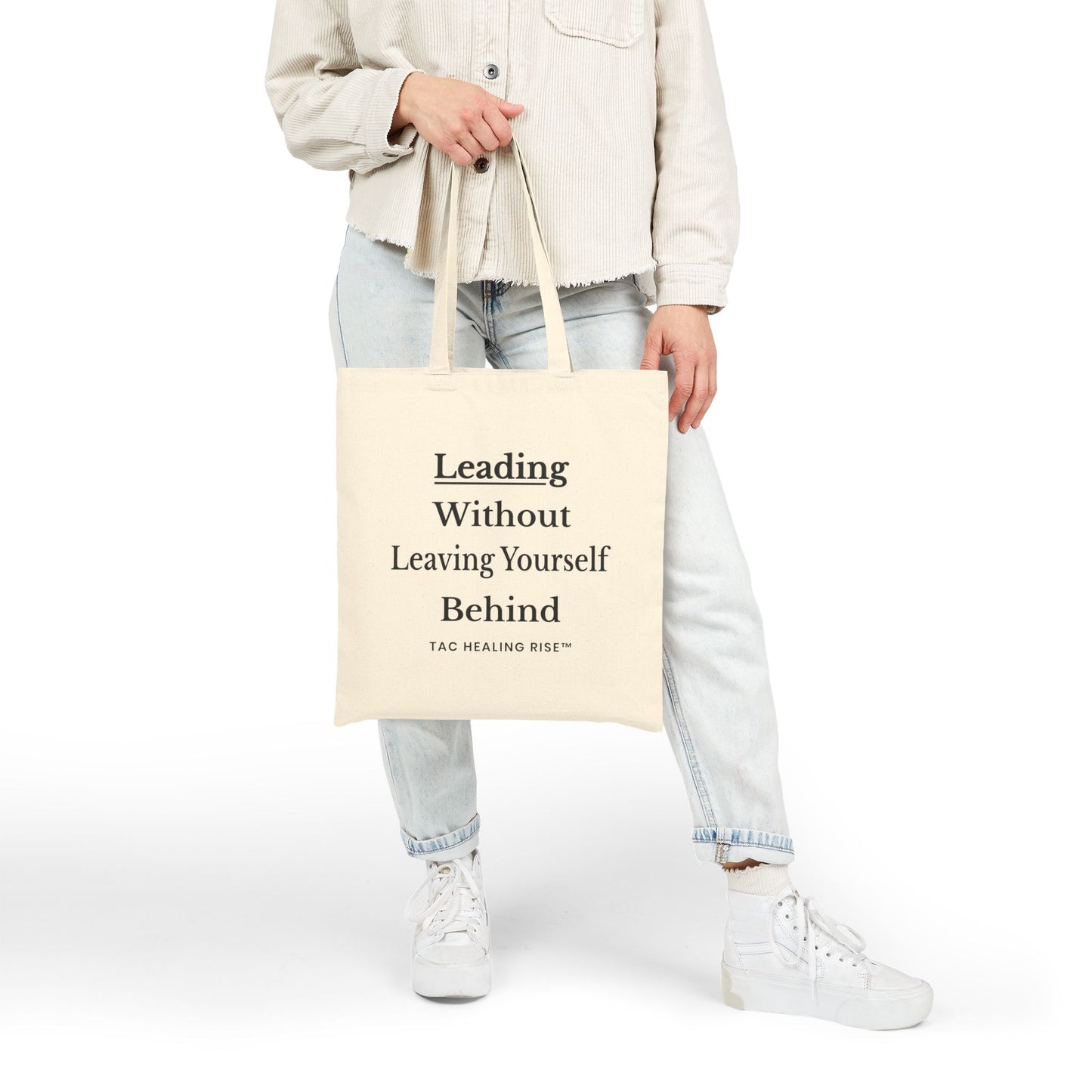 Inspirational Cotton Canvas Tote Bag