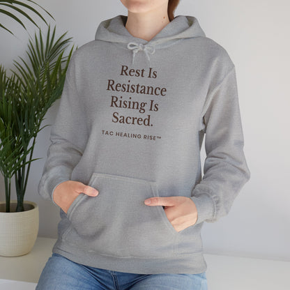 Cozy Unisex Sacred Resistance Hoodie